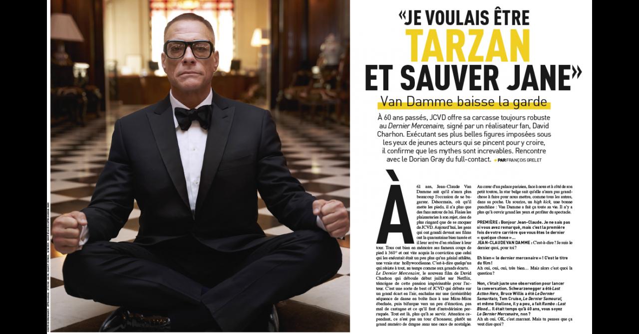 Première n° 520 : Interview de Jean-Claude Van Damme pour Le Dernier mercenaire