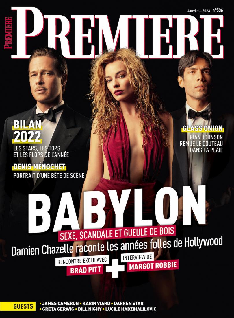 Damien Chazelle, Margot Robbie et Brad Pitt racontent Babylon dans le nouveau numéro de Première